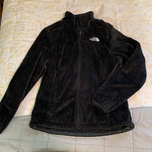 LAST CALL North Face Fuzzy Zip Up Sweatshirt